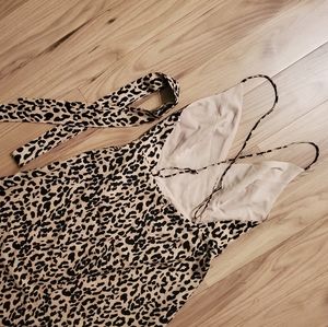 NWOT Low-Back Midi Dress